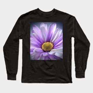 Purple Daisy Gerbera Long Sleeve T-Shirt